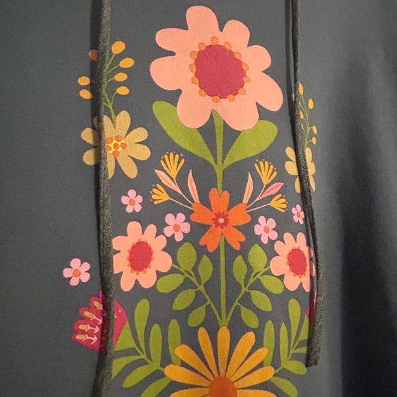 Natural Life Floral Graphic Pullover Hoodie - Picture 4 of 6